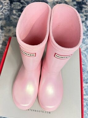 Hunter First Nebula Rain Boot in Bella Pink